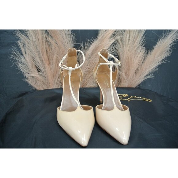 AQUAZZURA Cream/White Strappy Stiletto Sandals Euro 38 - Picture 9 of 16